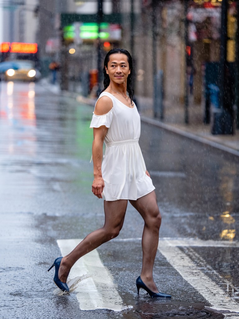 Crossdressing In The Rain